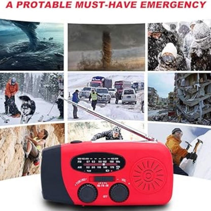 📻 50% RABATT NU! Multifunktionell Bärbar Nödradio – solcell, handvev & 600mAh powerbank – perfekt för strömavbrott, camping och utomhusäventyr 🔋✨