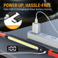 🔥 50% RABATT NU! ⚡ 3000LM LED Arbetslampa – magnetisk bas, krok & 5200mAh batteri – perfekt för bilreparationer, hantverk och utomhusbruk 🔋✨