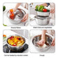 🥣 50% RABATT NU! Multifunktionell behållare i rostfritt stål från Tyskland – 3‑delat set – perfekt för siktning, rivning & förvaring – livsmedelsklassat 201 rostfritt stål 🍽️✨