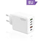 120 W snabbladdare med 5 porta