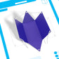 Interaktiv 3D popup-geometribok för barn