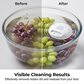 🥬 50% RABATT NU! Bärbar ultraljudstvätt för frukt och grönt – avancerad rengöring, helt trådlös & mångsidig – perfekt för köket, resan och vardagen 🍎✨