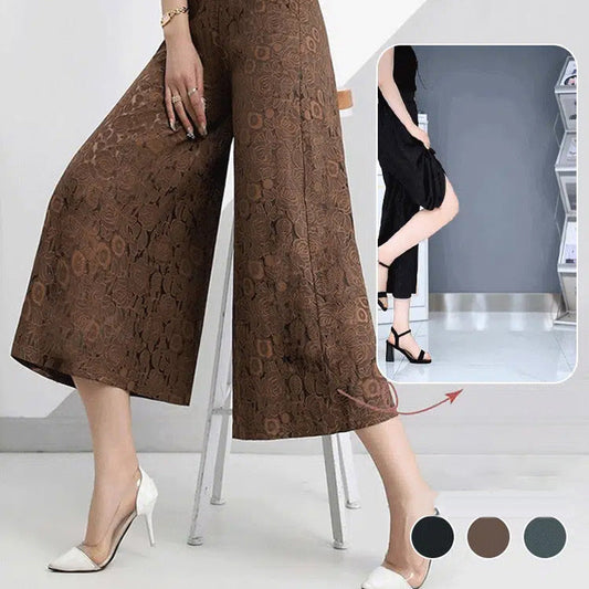 👗👖 Kjol eller byxor? Båda! Högmidjade vida dambyxor – ser ut som kjol, sitter som byxor ☀️✨