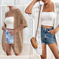 👚 50% RABATT NU! Kortärmad open‑front stickad cardigan – pointelletrikå, andningsbar & lätt – perfekt för sommaren, övergångsperioder och semester ☀️✨