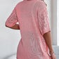 👚 50% RABATT NU! Kortärmad open‑front stickad cardigan – pointelletrikå, andningsbar & lätt – perfekt för sommaren, övergångsperioder och semester ☀️✨