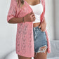 👚 50% RABATT NU! Kortärmad open‑front stickad cardigan – pointelletrikå, andningsbar & lätt – perfekt för sommaren, övergångsperioder och semester ☀️✨