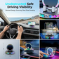 🚗 50% RABATT NU! ✨ RGB-bilhållare med 15W trådlös snabbladdning & 360° rotation – automatisk klämning, stämningsljus & restfritt fäste – perfekt för säker körning och modern kupé 🎨⚡
