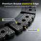 💎Fast and precise cutting discs for angle grinders, suitable for smooth cutting and creating curved shapes in ceramic, marble and granite