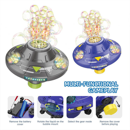 🎡 50 % RABATT NU! 🎶 ✨ Smart Automatisk Såpbubbelmaskin med Hinderundvikande, Ljus & Musik – magisk bubblor som fyrverkerier! 🎆