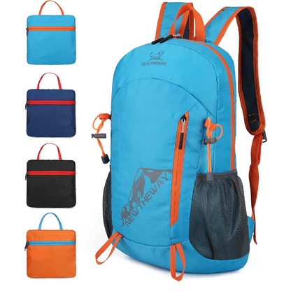 🎉 50% RABATT NU! Hopfällbar vattentät campingryggsäck – lätt, rymlig & perfekt för vandring, resor och utomhusäventyr 🎒✨