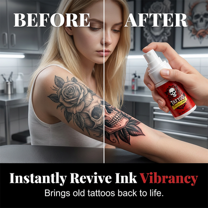 🌸💦 Lyxig fuktspray för tatueringar – näring & skydd i ett.