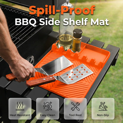 🧼♻️ Silikongrillmatta för sidohyllan – non-stick, diskmaskinsäker & värmetålig!