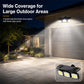 💡✨ Justerbar solcellsvägglampa med sensor – automatisk belysning för uppfart, altan & entré