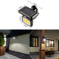 💡✨ Justerbar solcellsvägglampa med sensor – automatisk belysning för uppfart, altan & entré