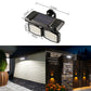💡✨ Justerbar solcellsvägglampa med sensor – automatisk belysning för uppfart, altan & entré