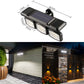 💡✨ Justerbar solcellsvägglampa med sensor – automatisk belysning för uppfart, altan & entré