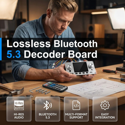 Kort för förlustfri ljudavkodning med Bluetooth 5.3
