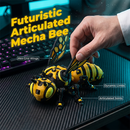 Futuristisk Mecha Bi-prydnad med avtagbar led
