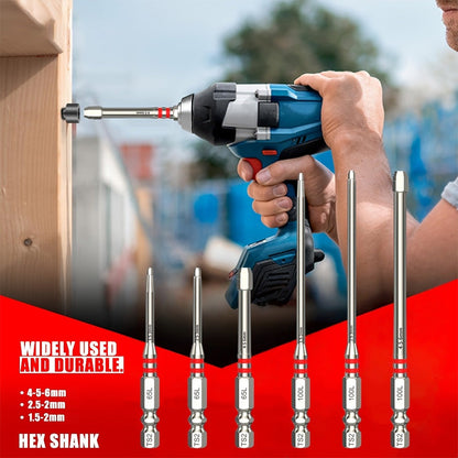 🔧 50% RABATT NU! Premium-skruvmejslar i legerat stål för elektriska borrmaskiner – höghållfasta, magnetiska & slitstarka – perfekt för reparationer, montage och hobbyprojekt 🛠️✨