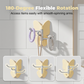 🦋 50% OFF! 50K+ sold! Rotatable butterfly hook – no drilling needed, 3 arms for all your accessories, keeps everything organized! ✨