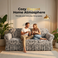 🛋️ 50% RABATT NU! ✨ Högsträckbart sofföverdrag med volangkant – fullständigt skydd för din soffa – perfekt för hemmet och vardagsrummet 🏠🛡️