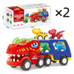 🦕🚛Double-Decker Dinosaur Transport Truck Toy