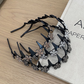 Wavy Crystal Headband Set – Lätt, halkfritt och flickaktigt hårsmycke, glittrande vågformad hårband med kristalldetaljer för bröllop och vardagsbruk, flickaktiga och feminina accessoarer