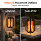 🌙🏕️ 50% REA! Soldriven flamlykta – mysig stämningsbelysning för uteplatsen, trädgården, campingen och utomhusmiddagar 🔥✨