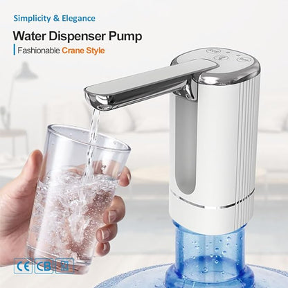 🚰 50% RABATT NU! Automatisk dispenserpump – uppladdningsbar, tyst & passar de flesta standardflaskor – för hemmet, kontoret och resan 💧🏠