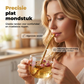 ☕ 50% RABATT NU! Tefilter, tesked och sugrör 2-i-1 – mikroperforerad filtersked, platt munstycke & återanvändbar – perfekt för lösa teblad och blommiga blandningar 🍵✨