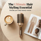💇50 % RABATT JUST NU! Professionell ventilerad rundborste med vildsvinsborst och nylon – för snabb föning, lockar, volym och slätt hår hemma