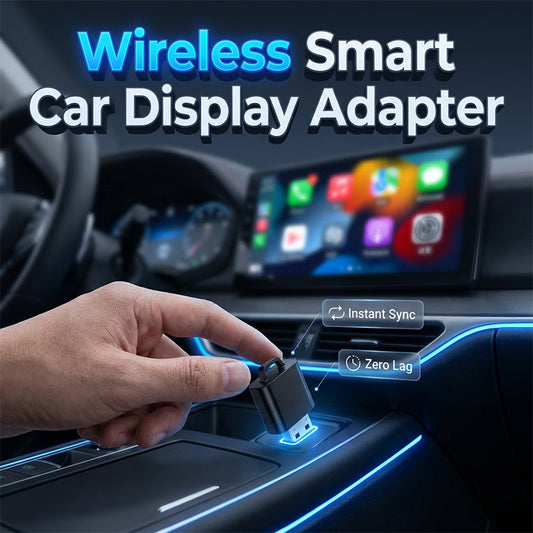 🔌 50% RABATT – TIDSBEGRÄNSAT ERBJUDANDE! 2‑i‑1 trådlös adapter för iOS & Android Auto – gör din trådbundna bilanslutning trådlös – plug 📱🚗