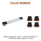 🔥 50% RABATT! Justerbara rullhjul med broms – flytta kylskåp, tvättmaskin & tunga möbler utan ansträngning 🛑🔧