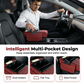 🚗50% RABATT NU! 5‑i‑1 armstödsorganisatör för bilen – mugghållare, telefonfack, förvaringspåsar & mer – håll bilinteriören prydlig 🛋️✨