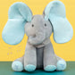 🐘🎶 50% RABATT NU! Peek‑A‑Boo sjungande elefant – interaktiv, musikleksak & kramgo vän för små barn 🎵👶