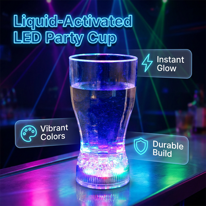 🥤✨ 50% RABATT NU! Vätskeaktiverad LED-mugg – magiskt ljus i varje klunk – perfekt för fest, födelsedag och högtider 🎉🌈