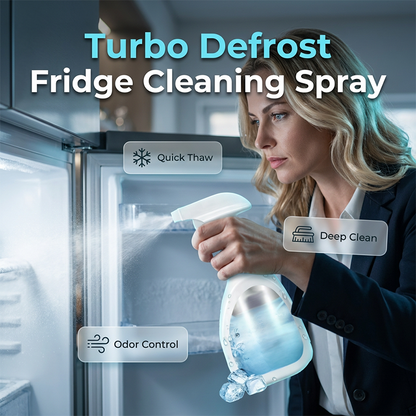 ❄️ 50% RABATT NU! 🧊 Avfrostningsspray för kylskåp – löser upp is på några minuter, utan skrapning – återställer kyleffektiviteten ✨