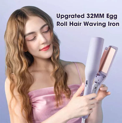 🔥 50% RABATT NU! Uppvärmd keramiklocktång – negativa joner, 15 sek uppvärmning & 4 temperaturinställningar – för mjuka, glansiga lockar 💇‍♀️🔥