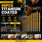 🏭✨ Factory Outlet – 50pc Titanium Drill Bit Set 🔩⚡🧰