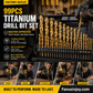 🏭✨ Factory Outlet – 50pc Titanium Drill Bit Set 🔩⚡🧰