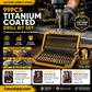 🏭✨ Factory Outlet – 50pc Titanium Drill Bit Set 🔩⚡🧰