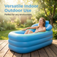 🛁 50% RABATT NU! Treskiktigt isolerat uppblåsbart badkar – lyxig spaupplevelse hemma – med ryggstöd, värmeisolering & kompakt förvaring 🛁✨