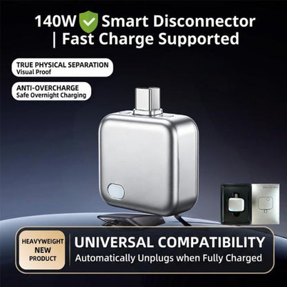 🔋 50% RABATT NU! 140 W snabbladdare med AI-automatisk frånkoppling – skyddar ditt batteri – säker laddning över natten ⚡🔒