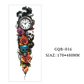Large Full Sleeve Temporary Tattoos