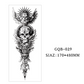 Large Full Sleeve Temporary Tattoos