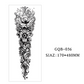 Large Full Sleeve Temporary Tattoos