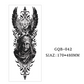 Large Full Sleeve Temporary Tattoos