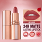 💄 50% RABATT NU! 24 timmars långvarigt matt läppstift – kladdfritt, rikt pigment & återfuktande – perfekt för hela dagen ✨💋