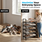 👟 50% RABATT NU! Multilager skoförvaringshylla – hög kapacitet, stabil & vattentålig – snabb montering utan verktyg – perfekt för hallen, sovrummet och garaget 🏠✨