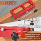 🔧 50% RABATT NU! 📐 Justerbart gångjärnsfräsverktyg – komplett kit – 6061 aluminium, justerbar längd & djup – perfekt för proffs och DIY 🚪✨